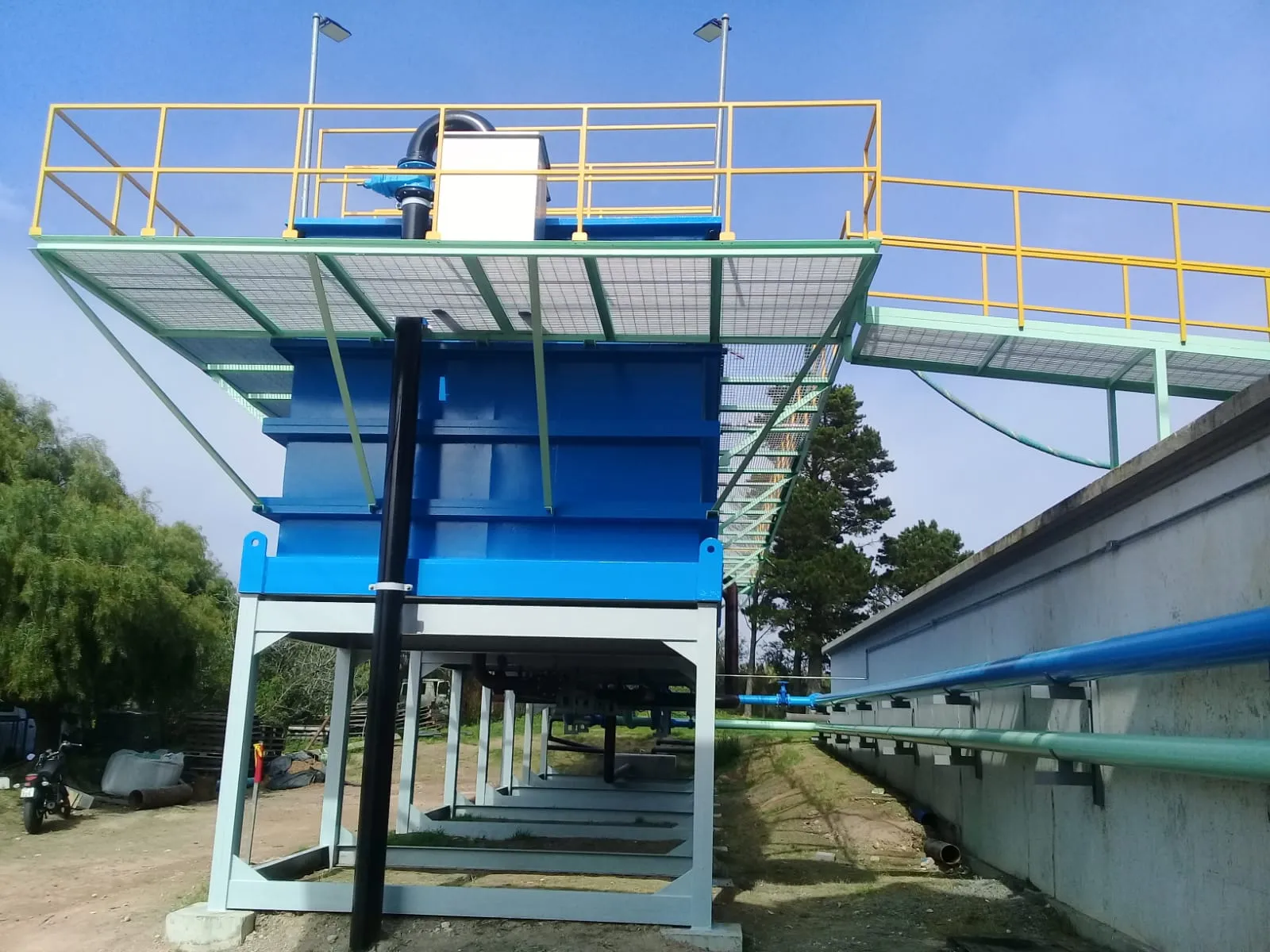 Planta de tratamiento de agua donde trabaja SG Servicios